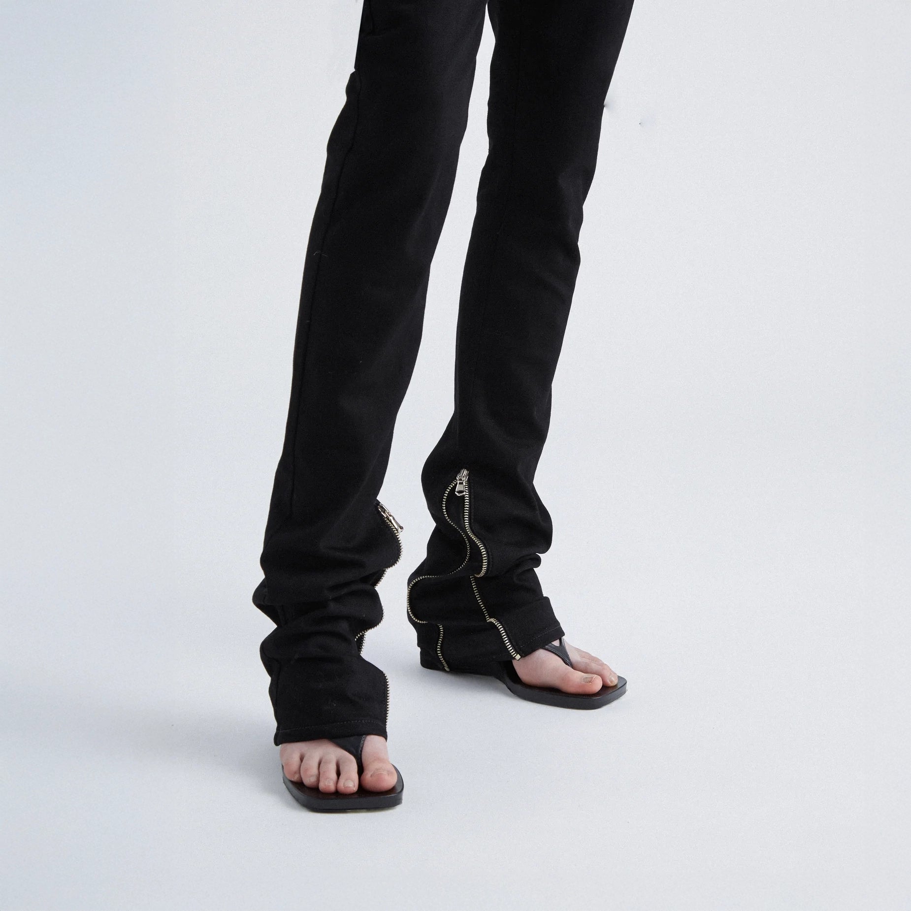 Lace Up Denim Nove