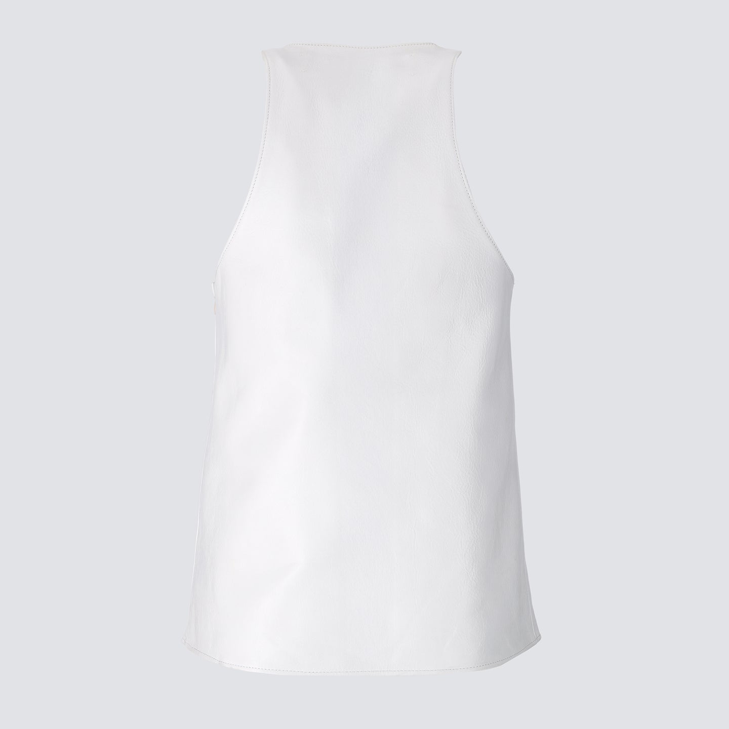 Scoop Leather Tank Arum