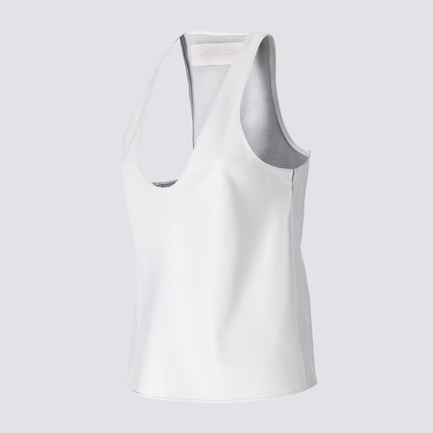 Scoop Leather Tank Arum