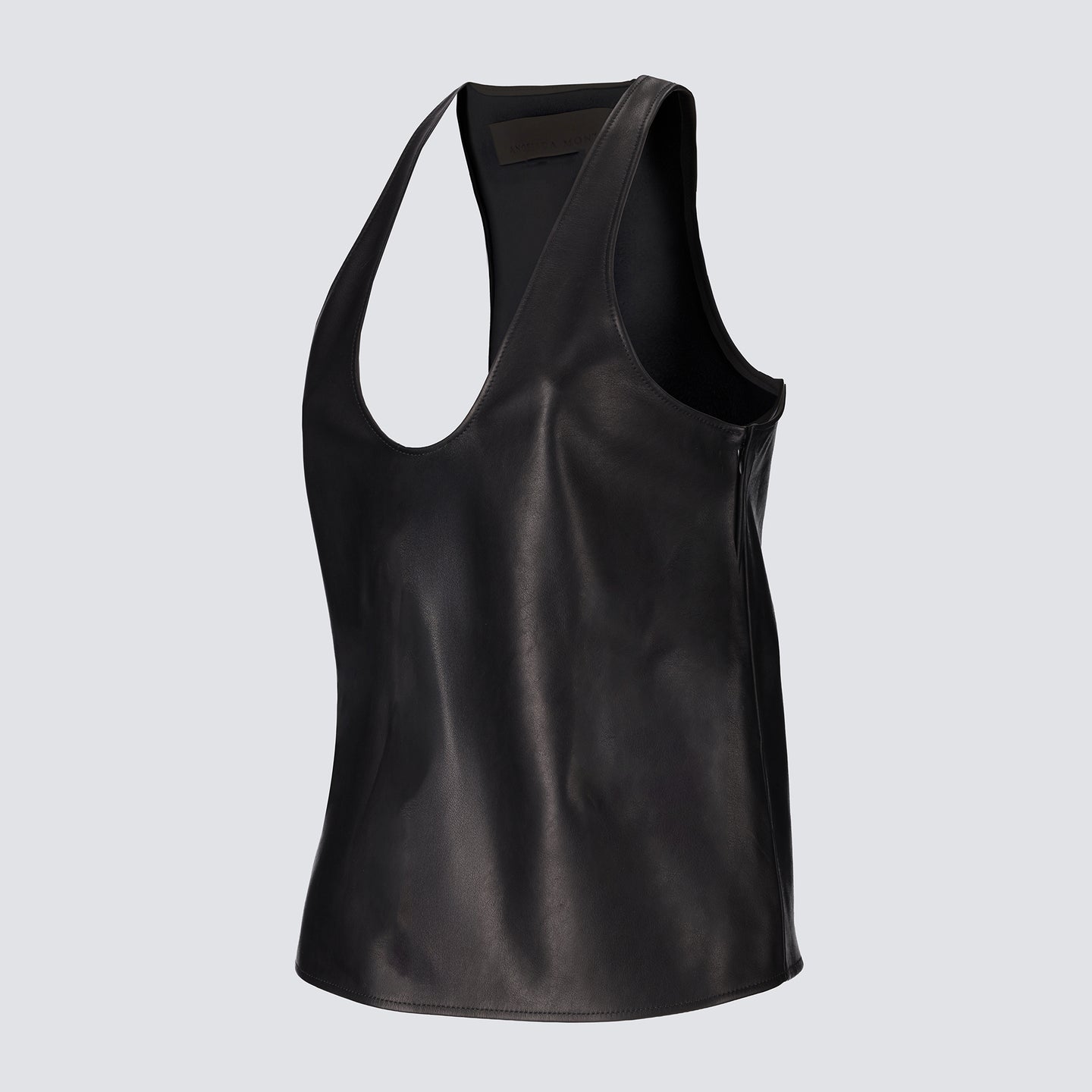 Scoop Leather Tank Arum